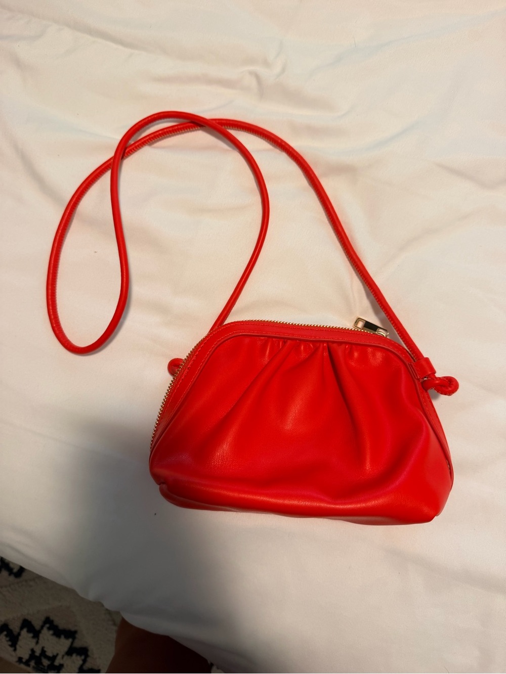 Red Leather Crossbody Bag - Women Bags